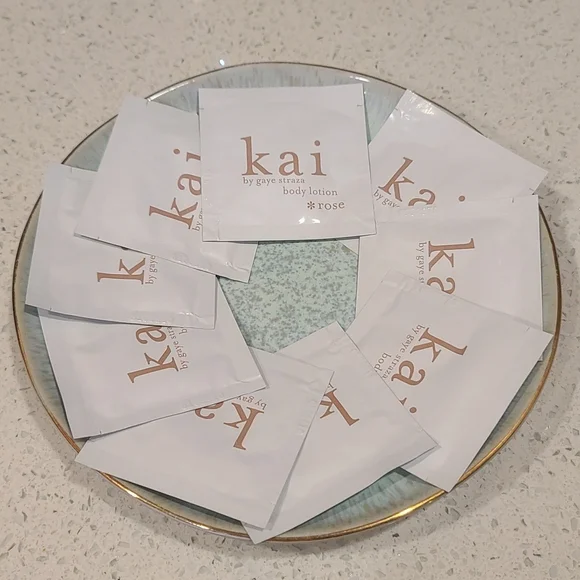 Kai Rose Body Lotion Fragrance by Gaye Straza - 9 Sample packets! - Picture 5 of 16